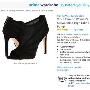 Vince Camuto Seeva Peep Toe Pump